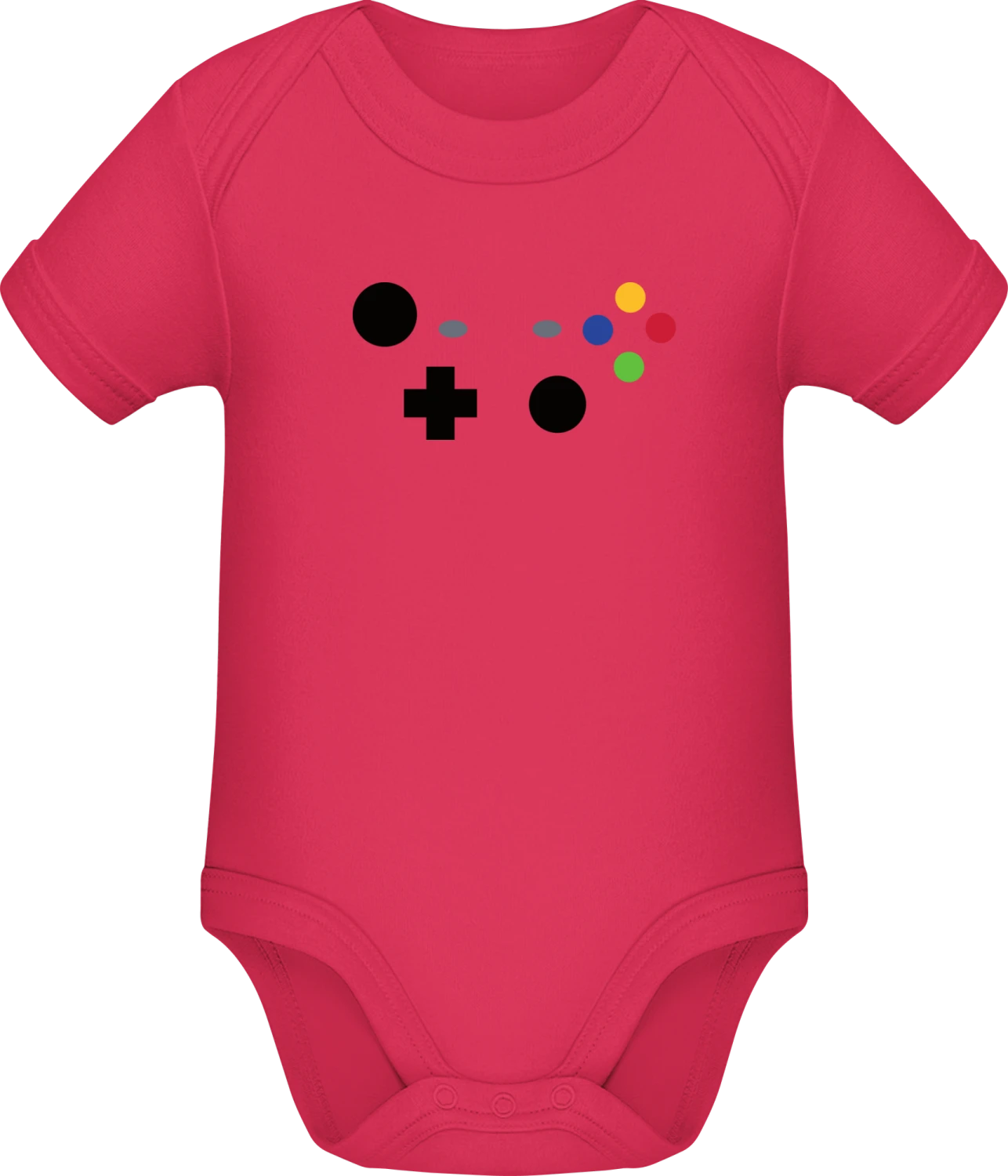 XBOX Controller Video Game - Sorbet Sonar SSL organic babybodsuit - Front