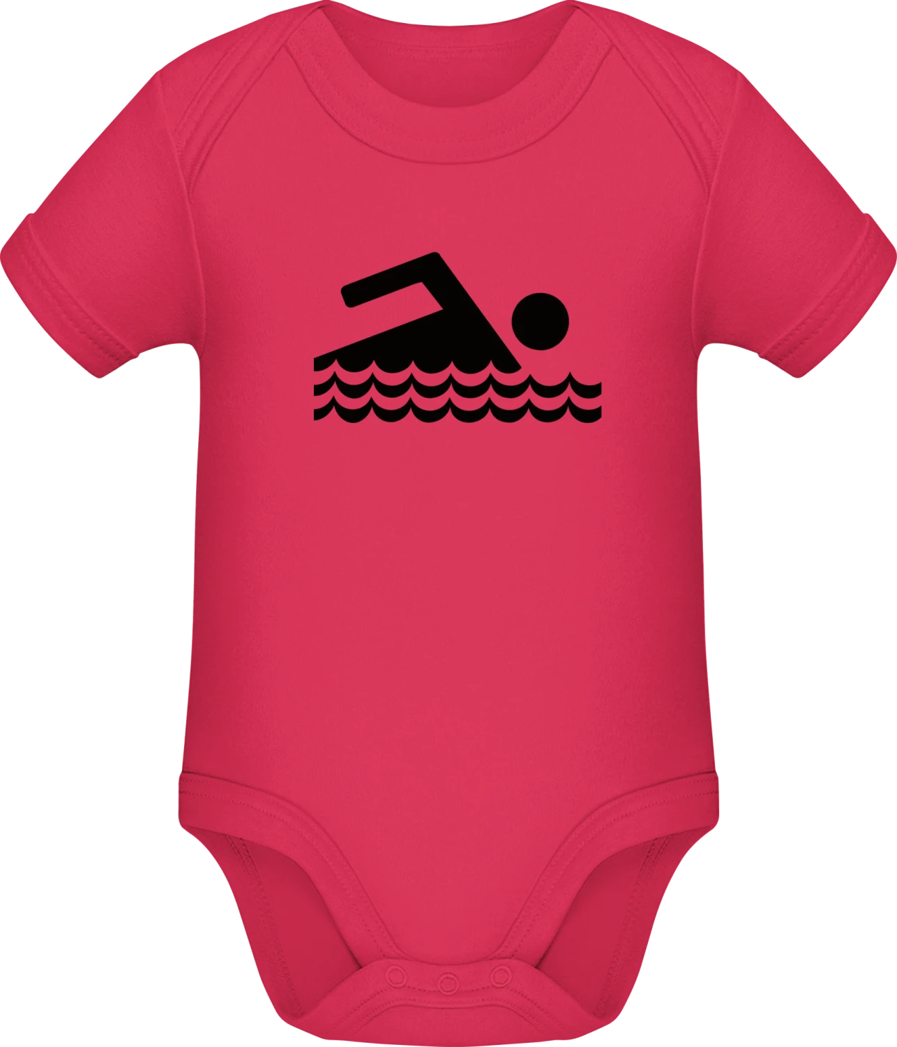 Schwimmen - Sorbet Sonar SSL organic babybodsuit - Front