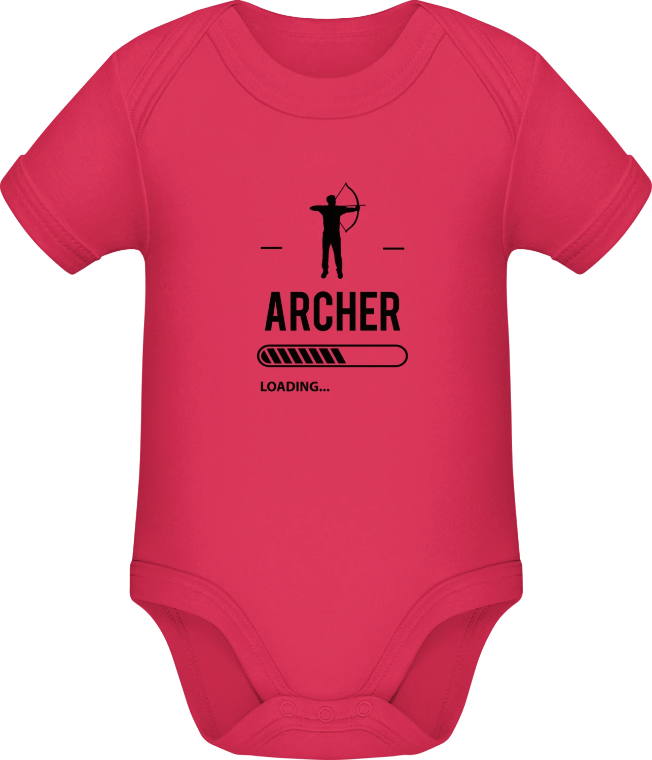 Archer Loading - Sorbet Sonar SSL organic babybodsuit - Front