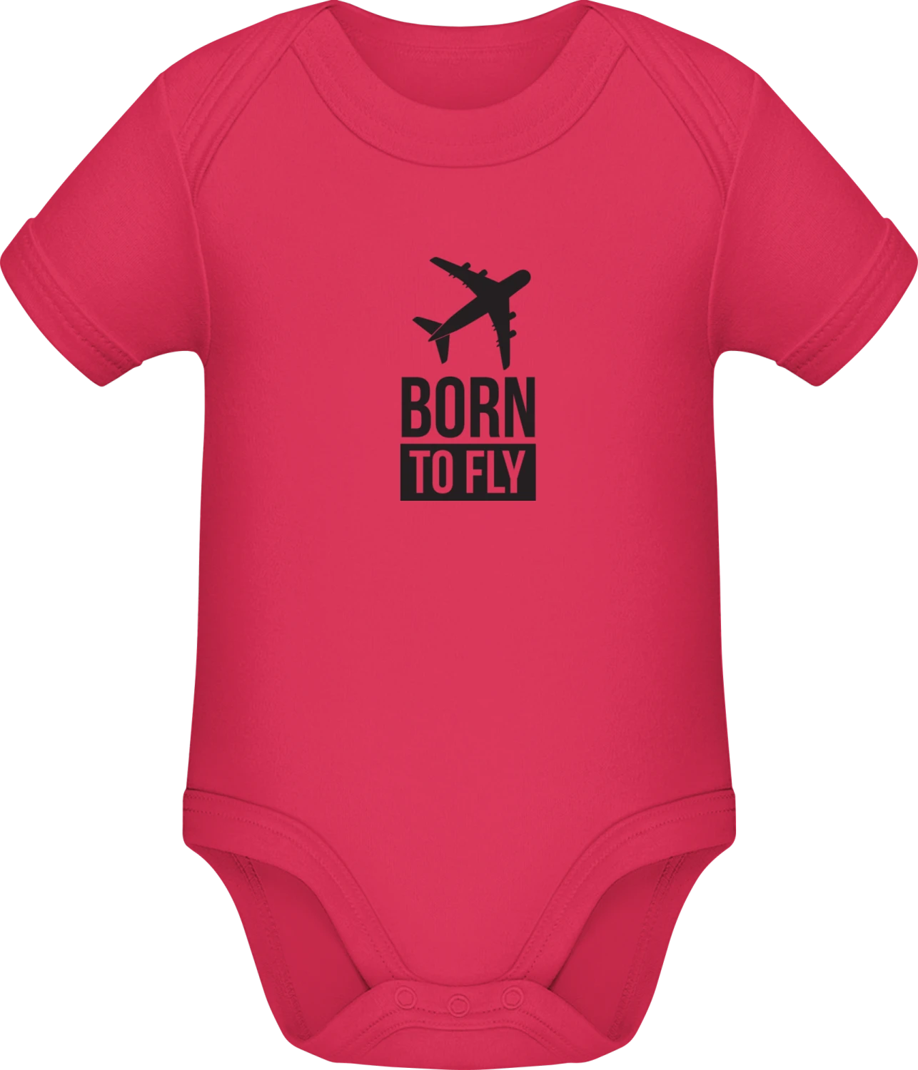 Born To Fly - Sorbet Sonar SSL organic babybodsuit - Front