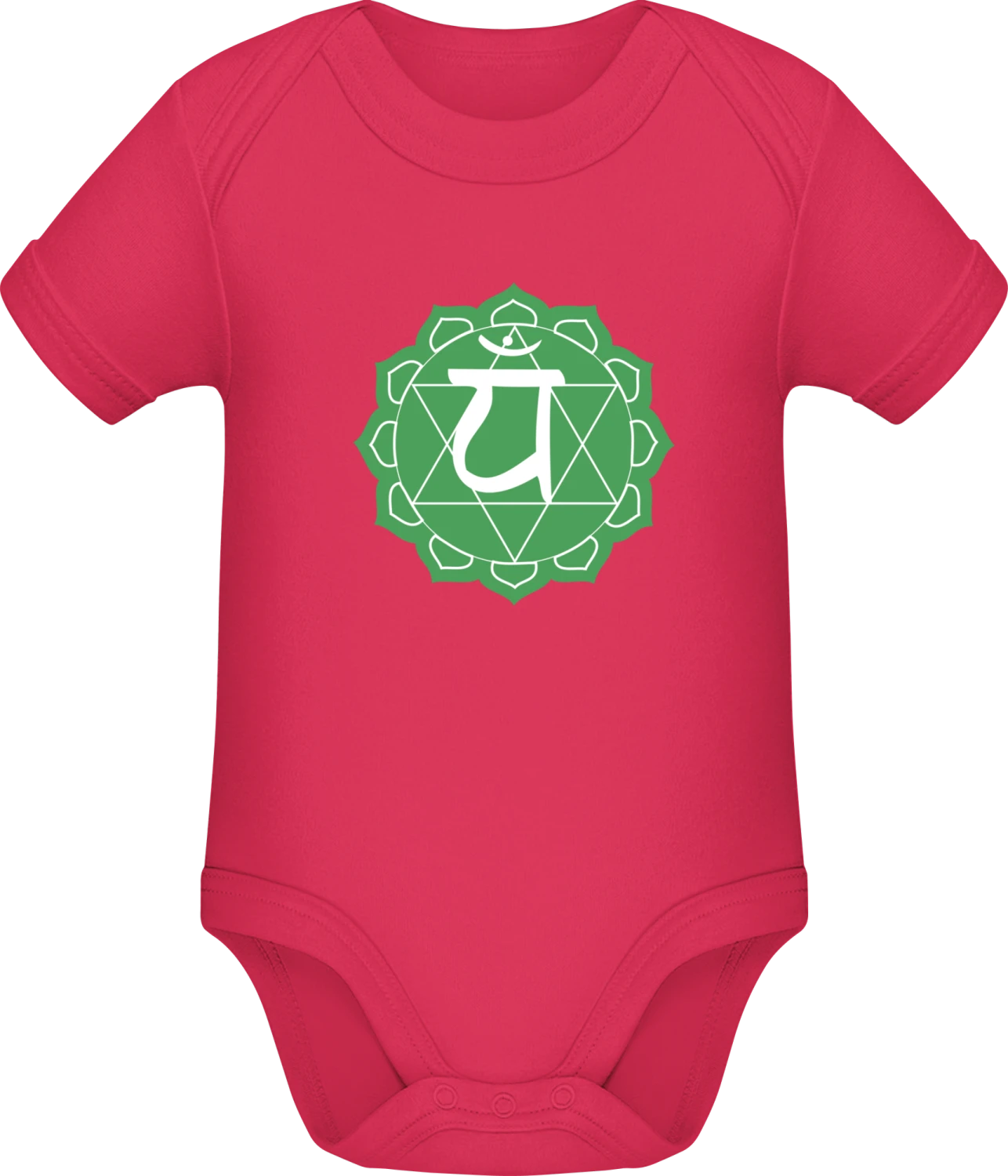 Chakra Anahata - Sorbet Sonar SSL organic babybodsuit - Front