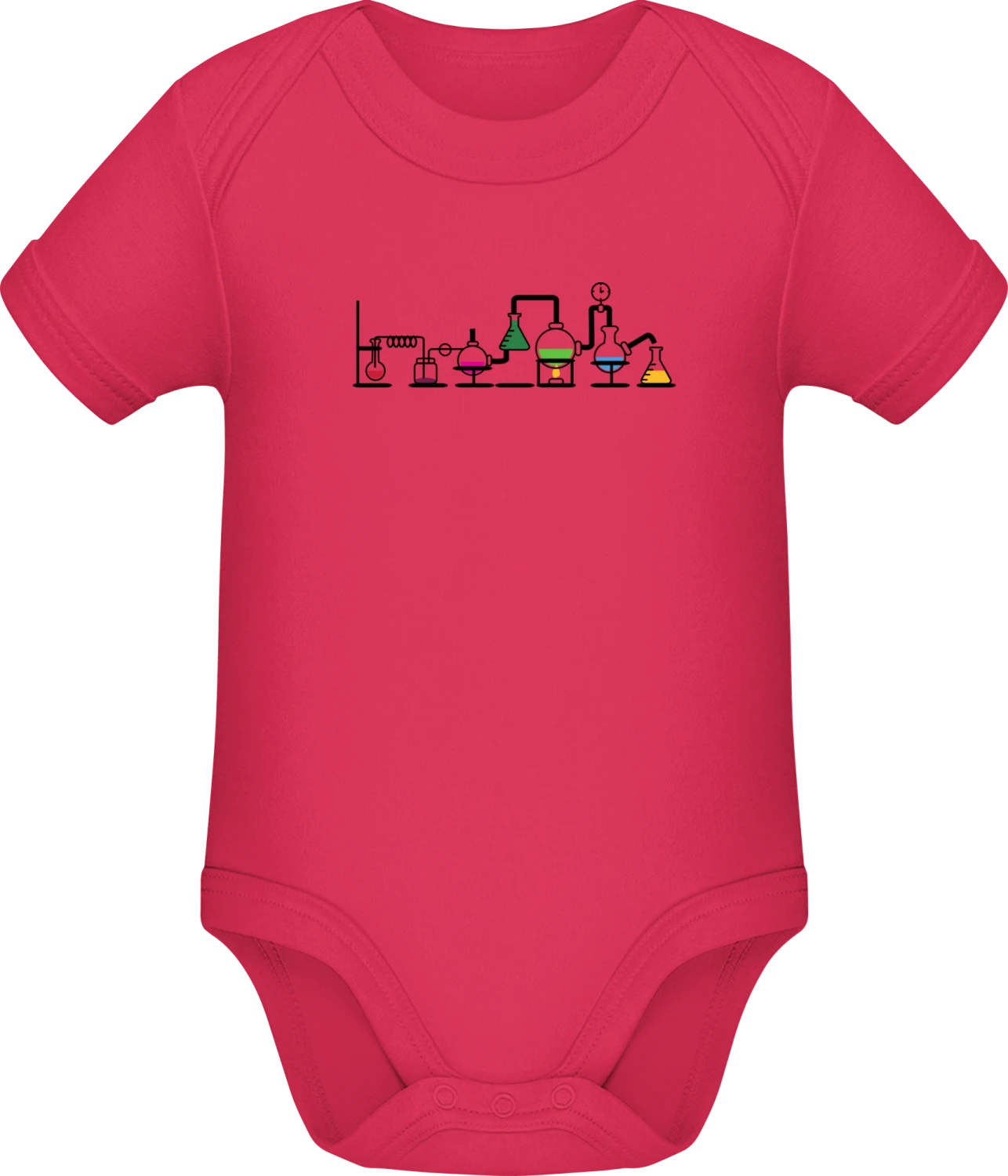 Chemical Experiment - Sorbet Sonar SSL organic babybodsuit - Front