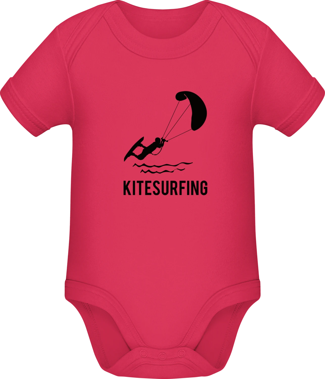 Kitesurfing Logo - Sorbet Sonar SSL organic babybodsuit - Front