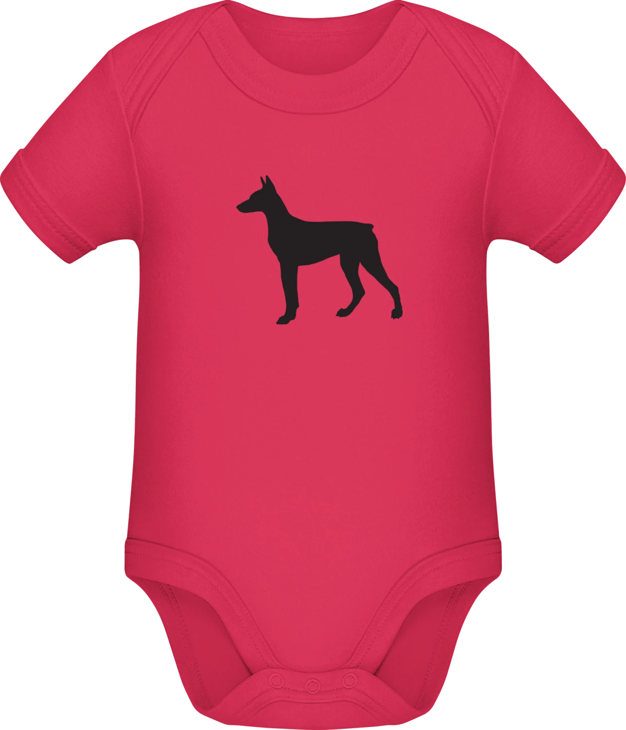 Doberman - Sorbet Sonar SSL organic babybodsuit - Front