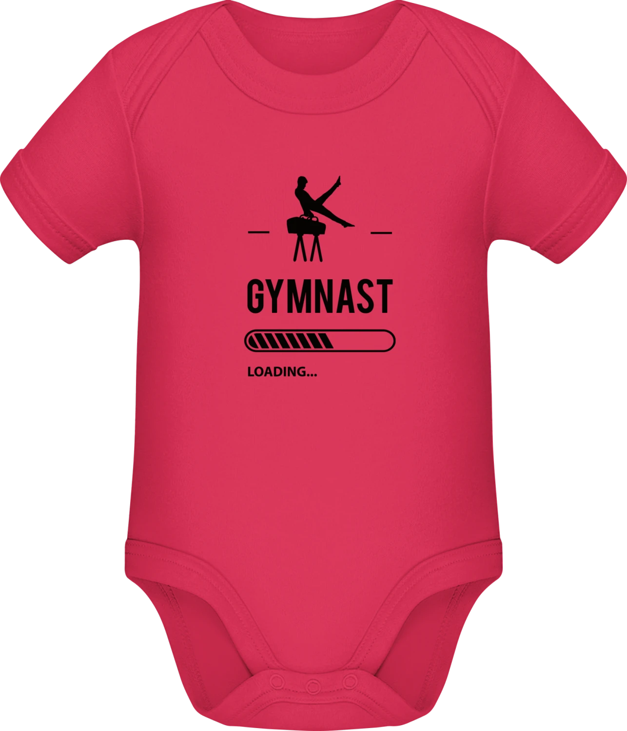 Gymnast Loading - Sorbet Sonar SSL organic babybodsuit - Front