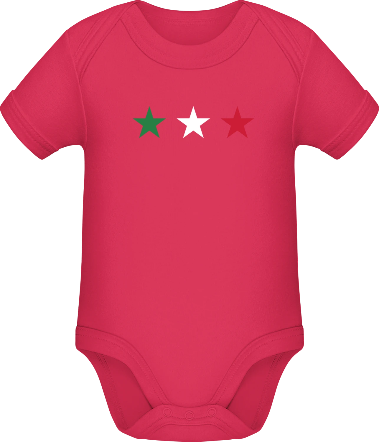 Italian Stars - Sorbet Sonar SSL organic babybodsuit - Front