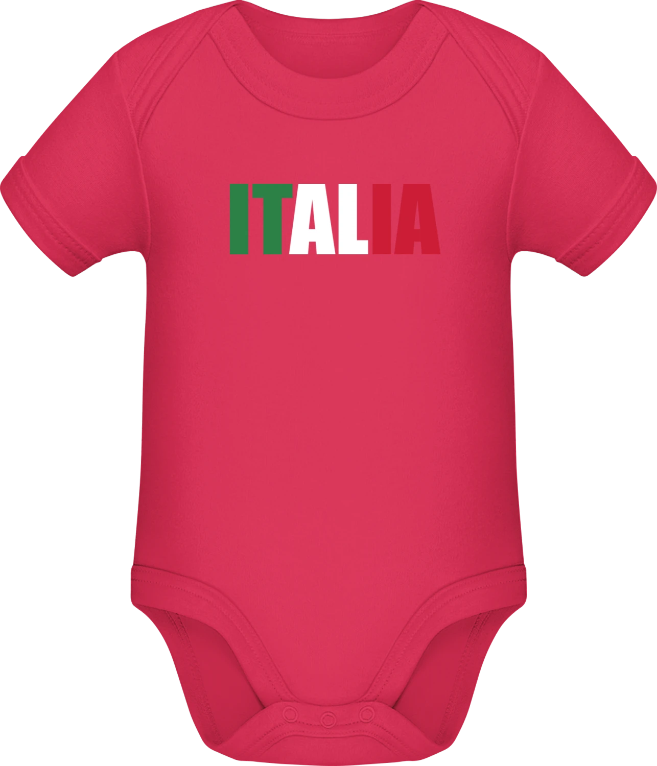 Italia Logo - Sorbet Sonar SSL organic babybodsuit - Front