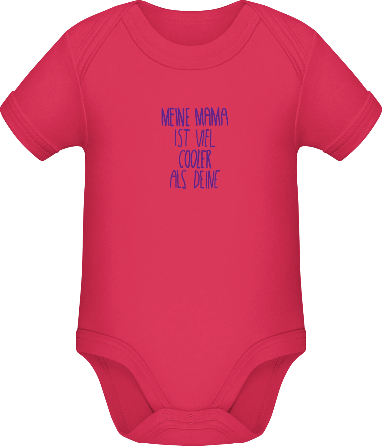 Meine mama ist viel cooler als deine - Sorbet Sonar SSL organic babybodsuit - Front