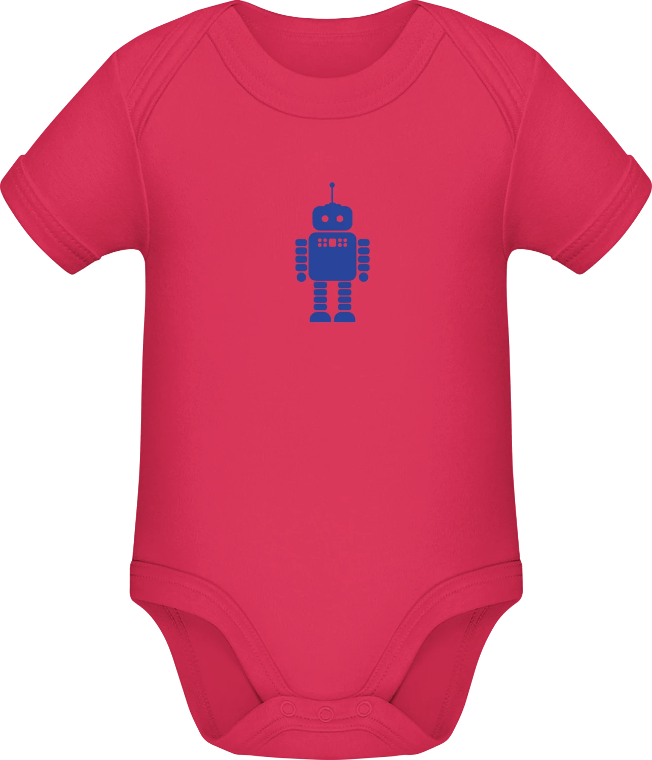 Little Robot - Sorbet Sonar SSL organic babybodsuit - Front