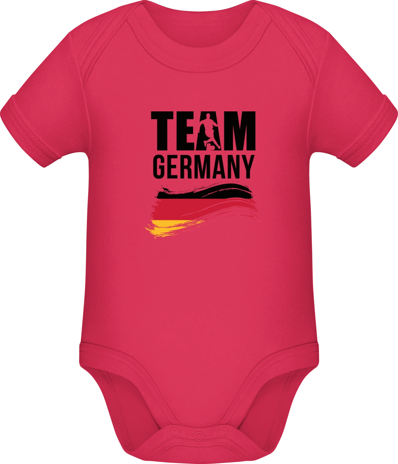 Team Germany Illustration - Sorbet Sonar SSL organic babybodsuit - Front