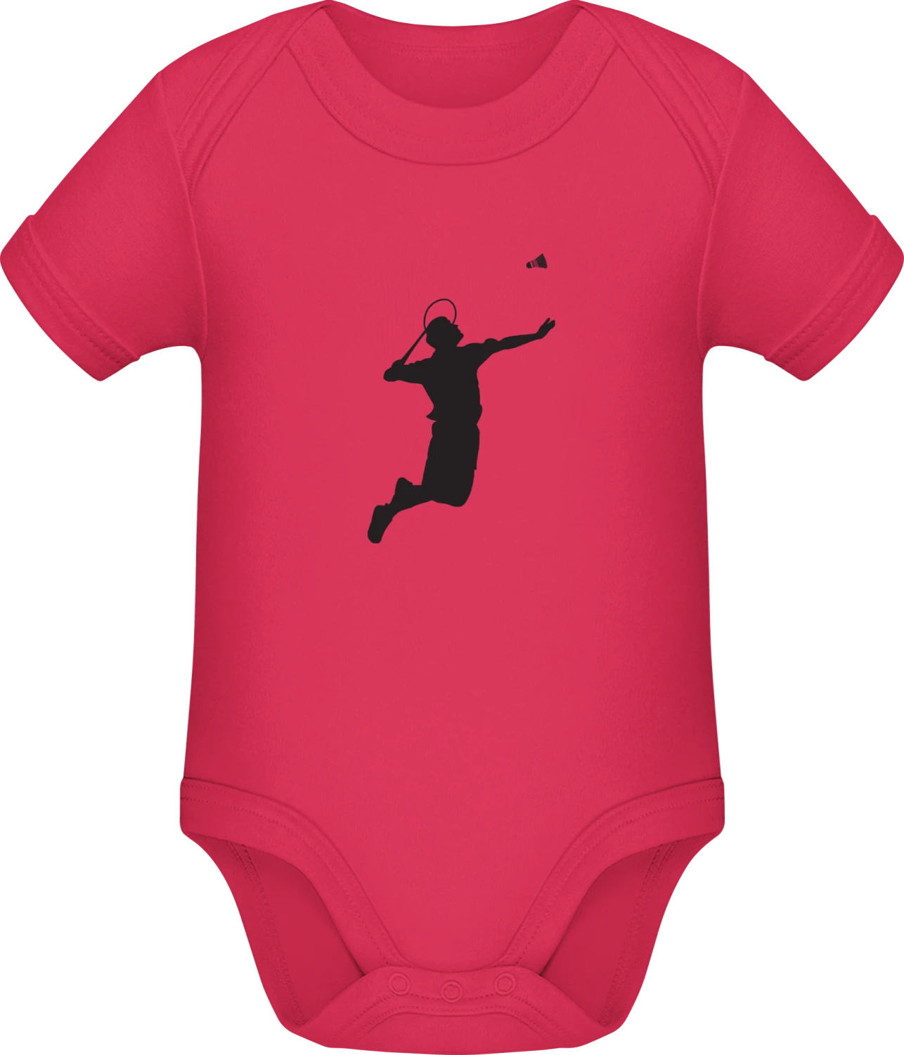 Badminton Player - Sorbet Sonar SSL organic babybodsuit - Front