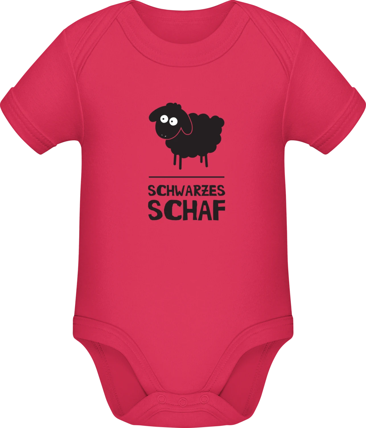 Schwarzes Schaf - Sorbet Sonar SSL organic babybodsuit - Front