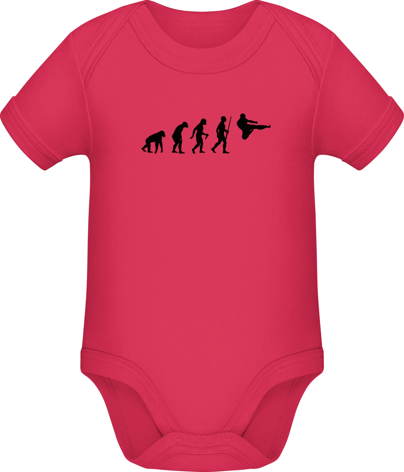 Karate Evolution - Sorbet Sonar SSL organic babybodsuit - Front