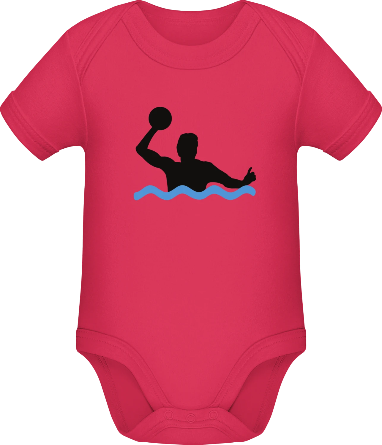 Wasserball Spieler - Sorbet Sonar SSL organic babybodsuit - Front