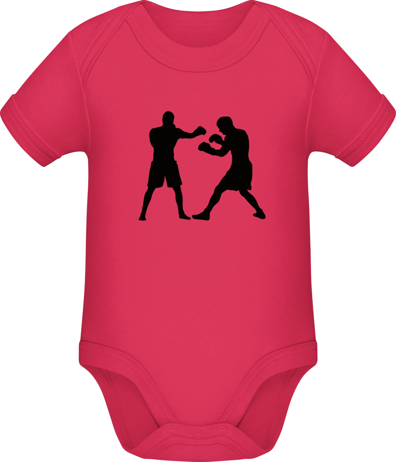 Boxing Scene - Sorbet Sonar SSL organic babybodsuit - Front