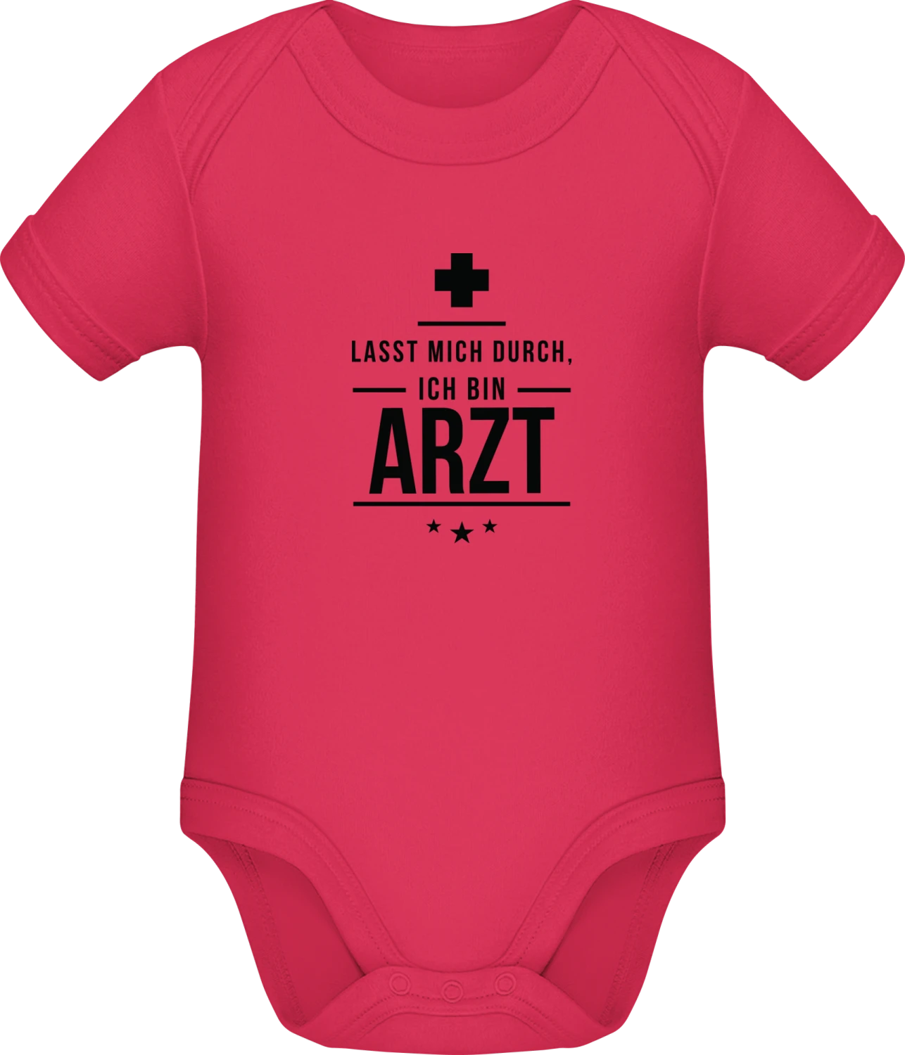 Lasst mich durch ich bin Arzt - Sorbet Sonar SSL organic babybodsuit - Front