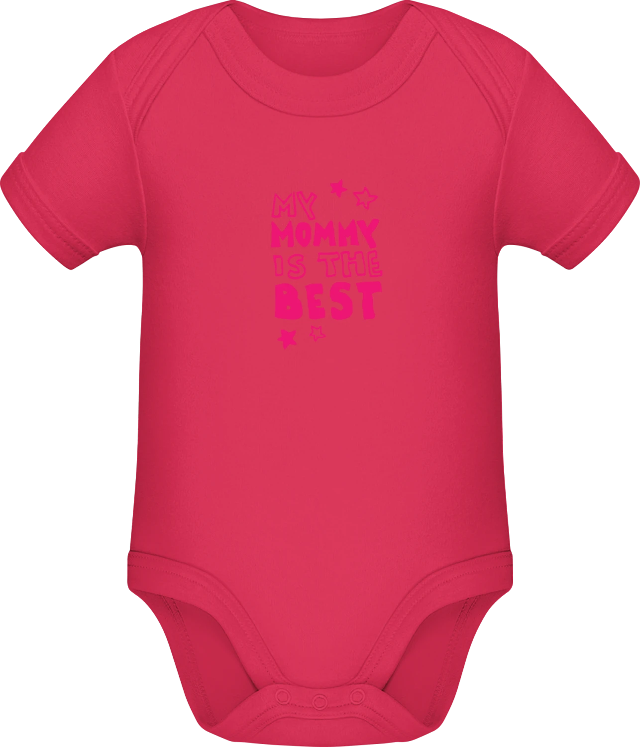 My Mommy Is The Best - Sorbet Sonar SSL organic babybodsuit - Front