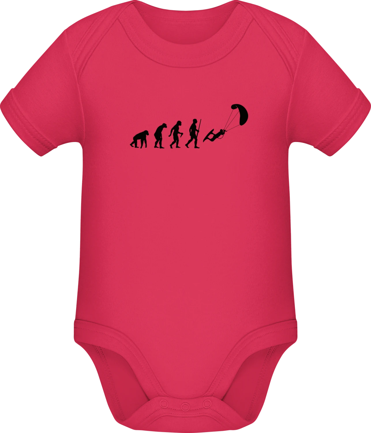 Kitesurfer Evolution - Sorbet Sonar SSL organic babybodsuit - Front