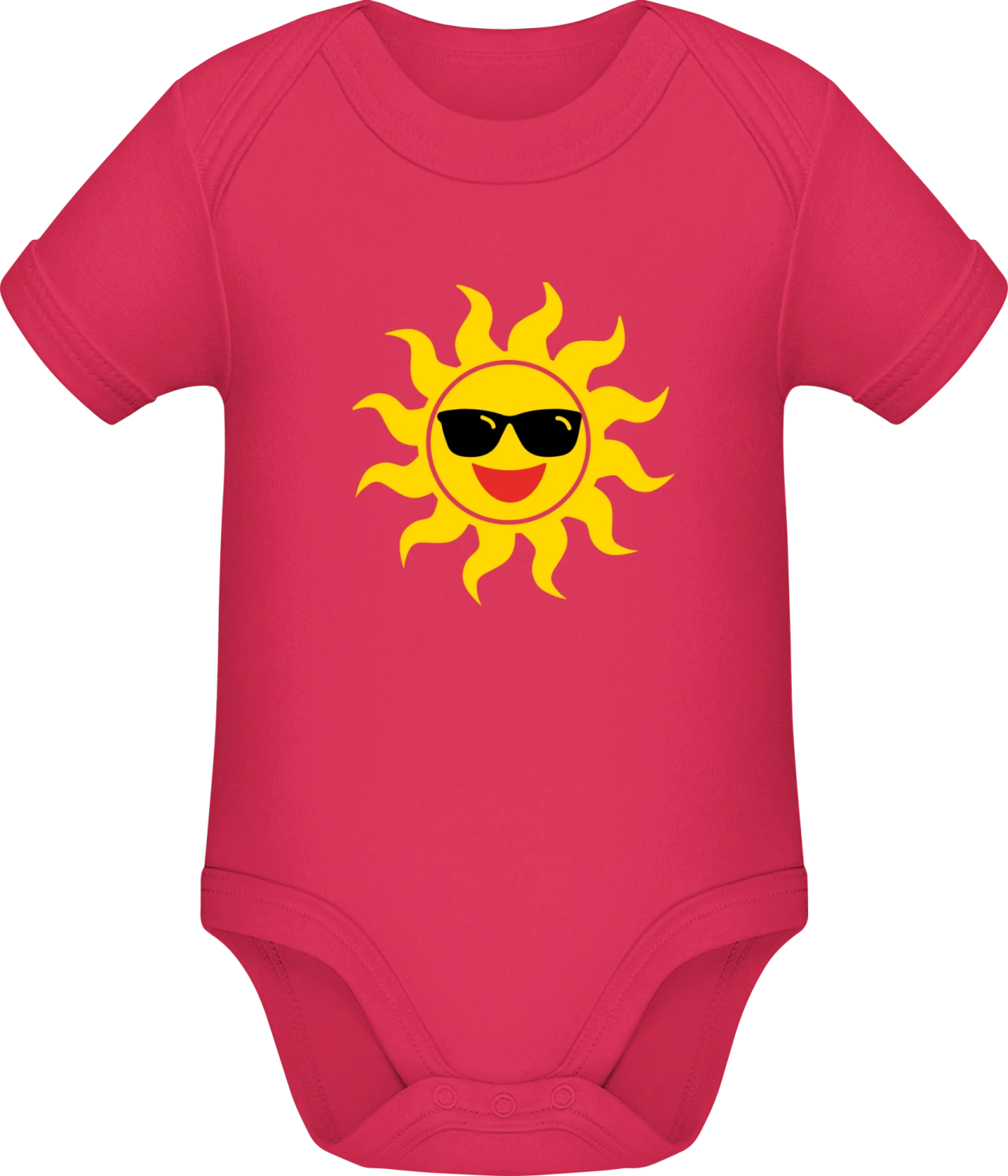 Sunny Sun - Sorbet Sonar SSL organic babybodsuit - Front