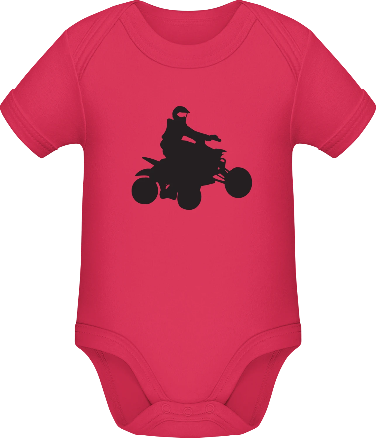 Quad - Sorbet Sonar SSL organic babybodsuit - Front