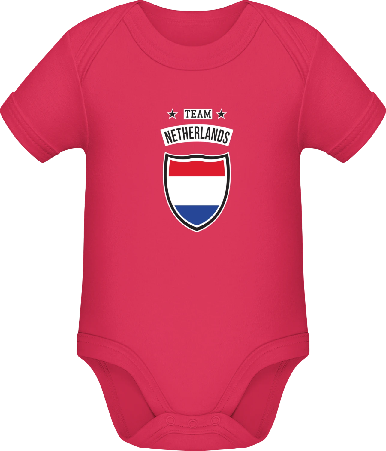 Team Netherlands Fan - Sorbet Sonar SSL organic babybodsuit - Front