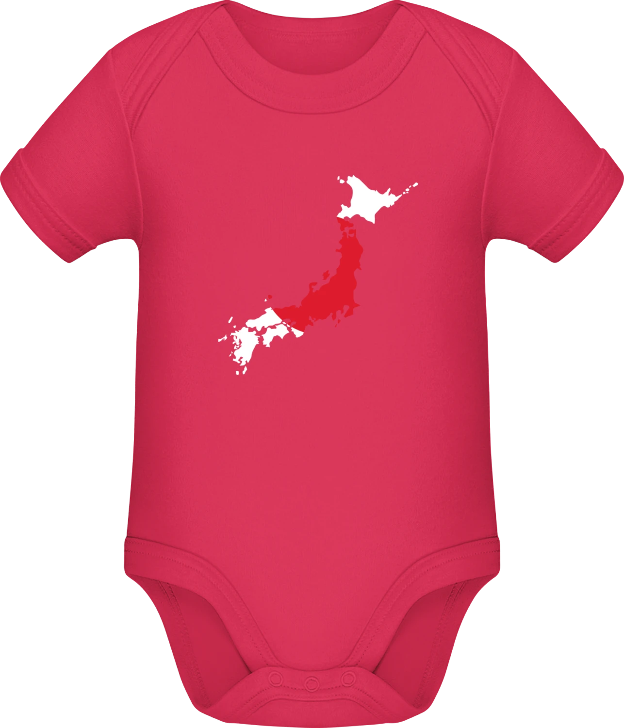 Japan Karte - Sorbet Sonar SSL organic babybodsuit - Front