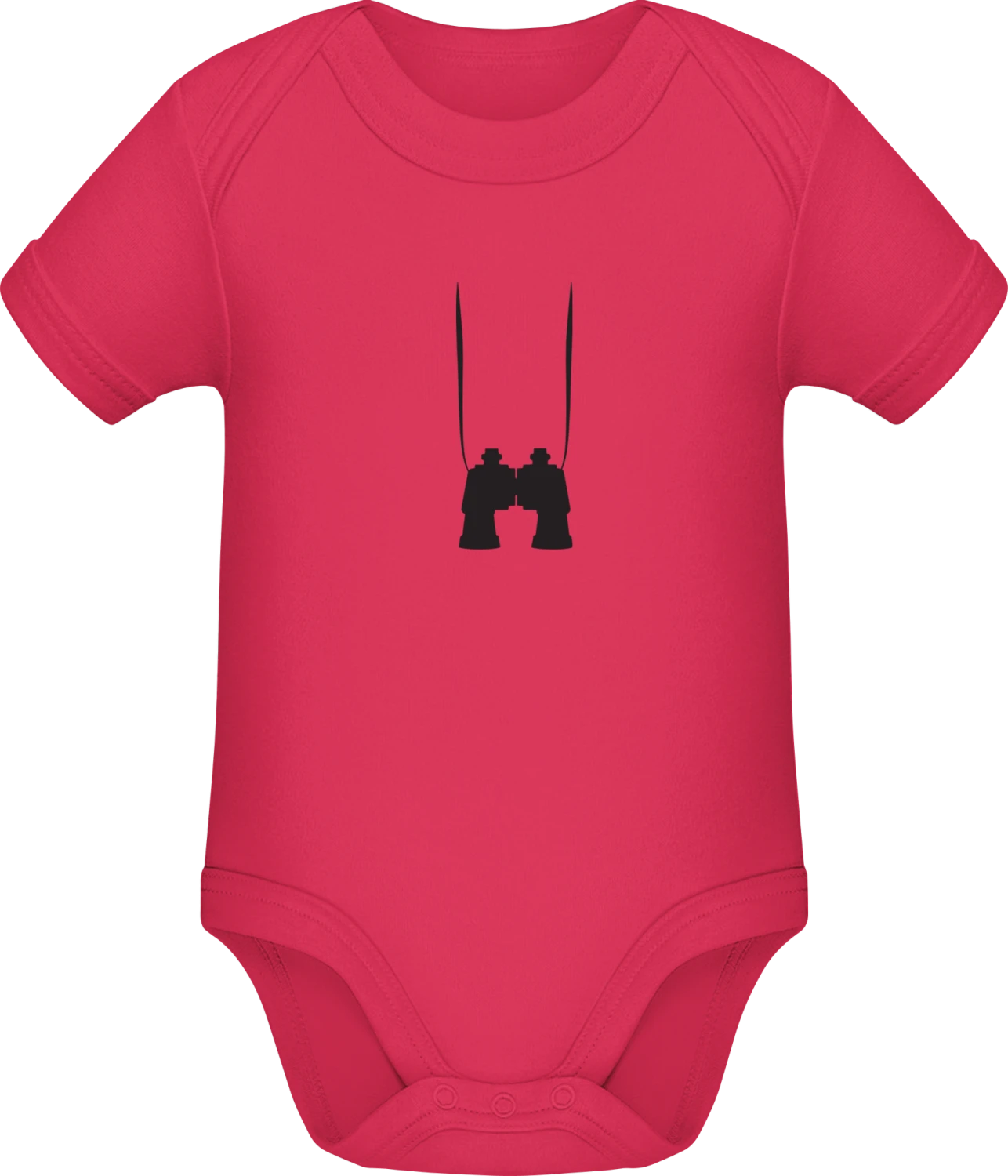 Binocular - Sorbet Sonar SSL organic babybodsuit - Front