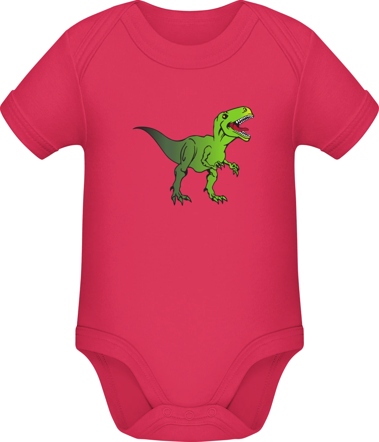 T Rex Dinosaur - Sorbet Sonar SSL organic babybodsuit - Front