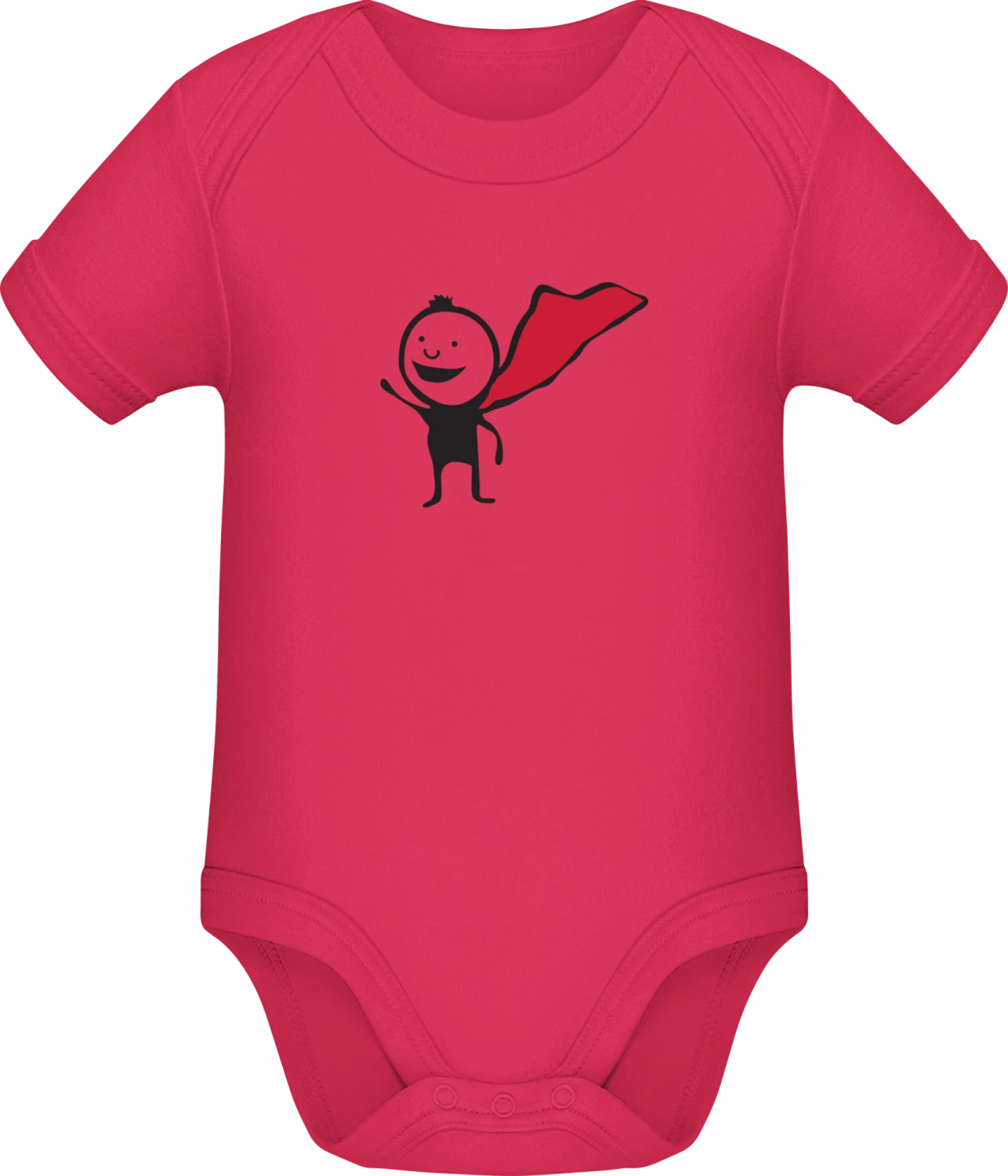 Comic Superhero - Sorbet Sonar SSL organic babybodsuit - Front