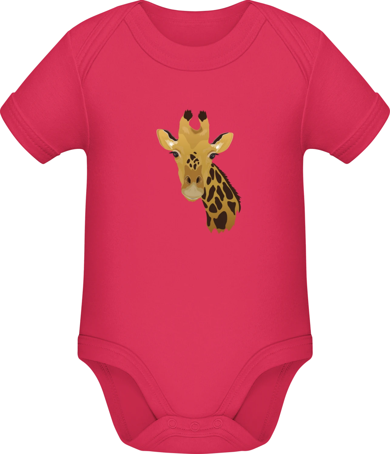 Giraffen Kopf Realistisch - Sorbet Sonar SSL organic babybodsuit - Front