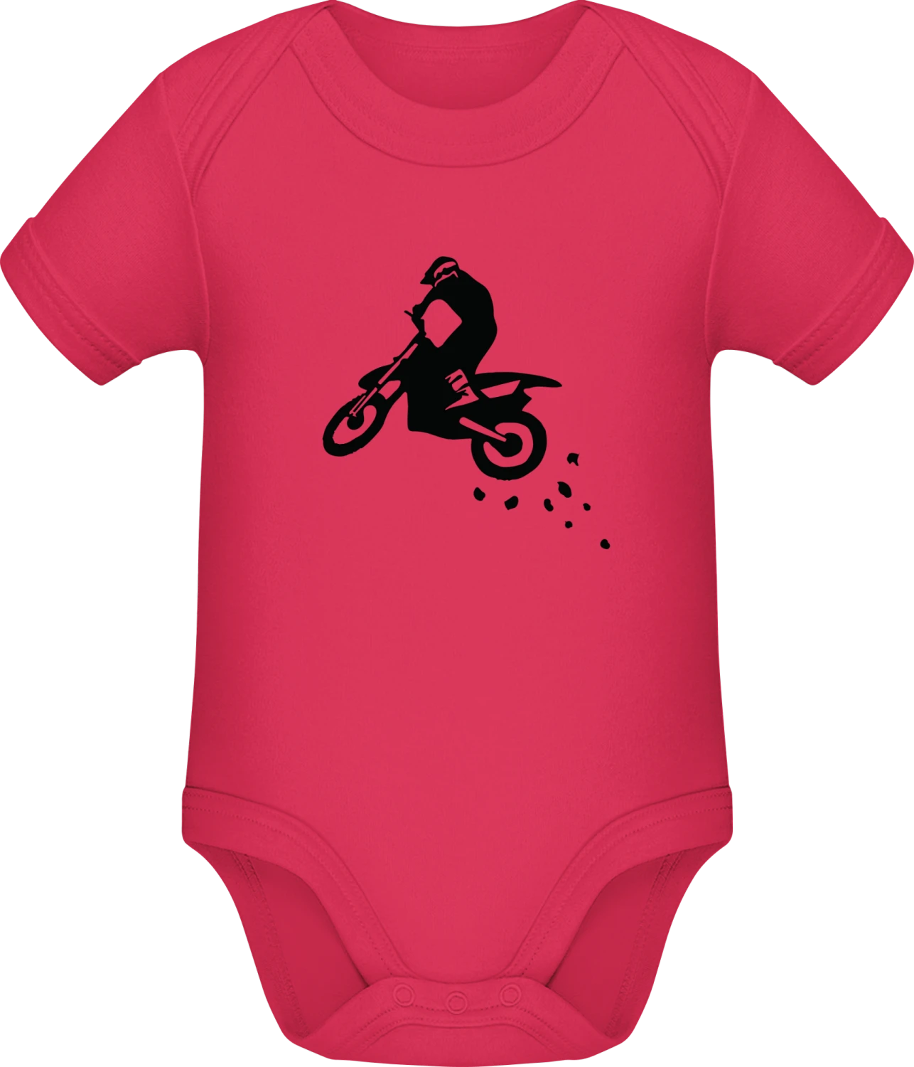 Motocross Jump - Sorbet Sonar SSL organic babybodsuit - Front