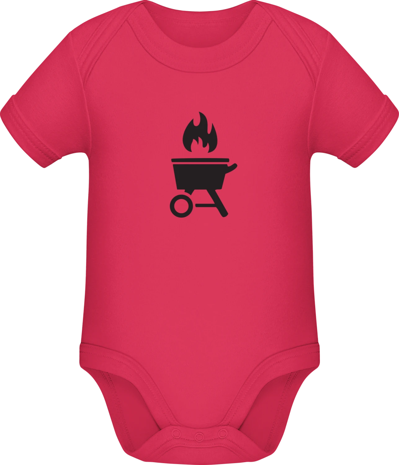 Grill BBQ - Sorbet Sonar SSL organic babybodsuit - Front