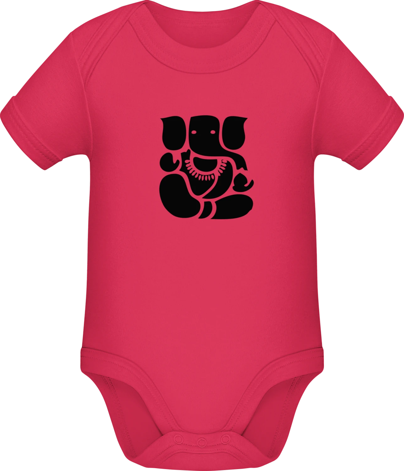 Ida Gunji Ganesha - Sorbet Sonar SSL organic babybodsuit - Front