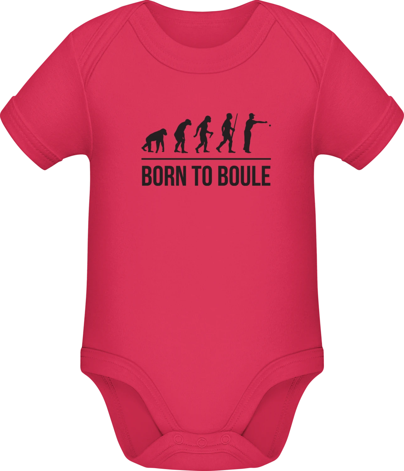 Born To Boule - Sorbet Sonar SSL organic babybodsuit - Front