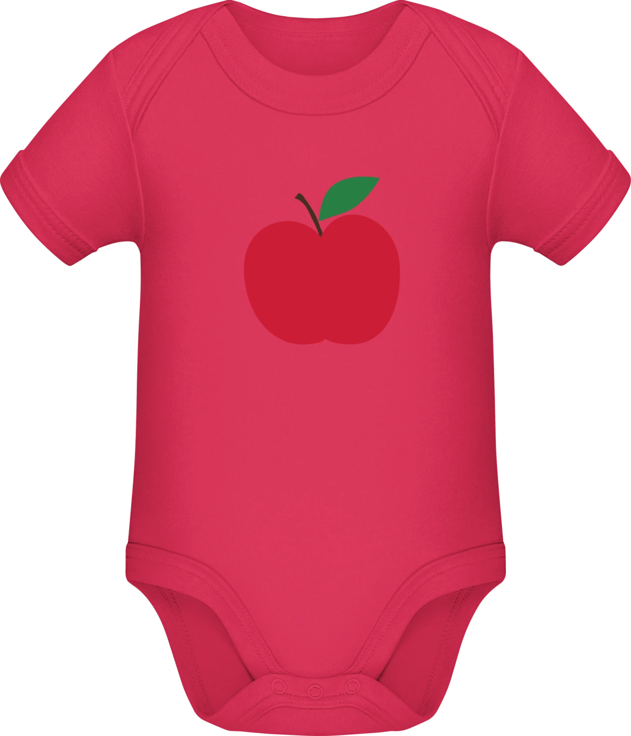 Apple Illustration - Sorbet Sonar SSL organic babybodsuit - Front