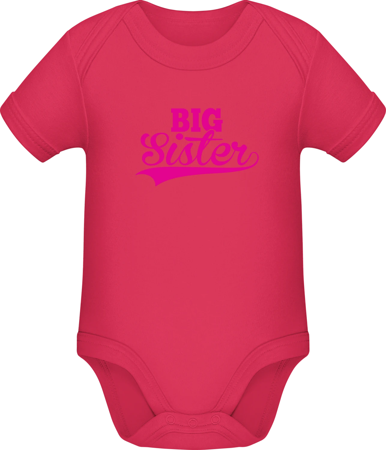 Big Sister Vintage - Sorbet Sonar SSL organic babybodsuit - Front