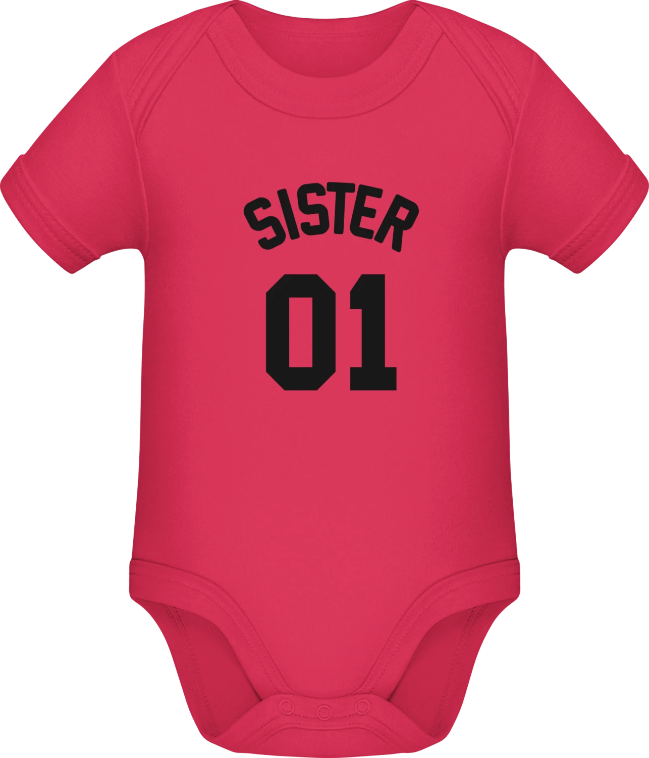 Sister 01 - Sorbet Sonar SSL organic babybodsuit - Front