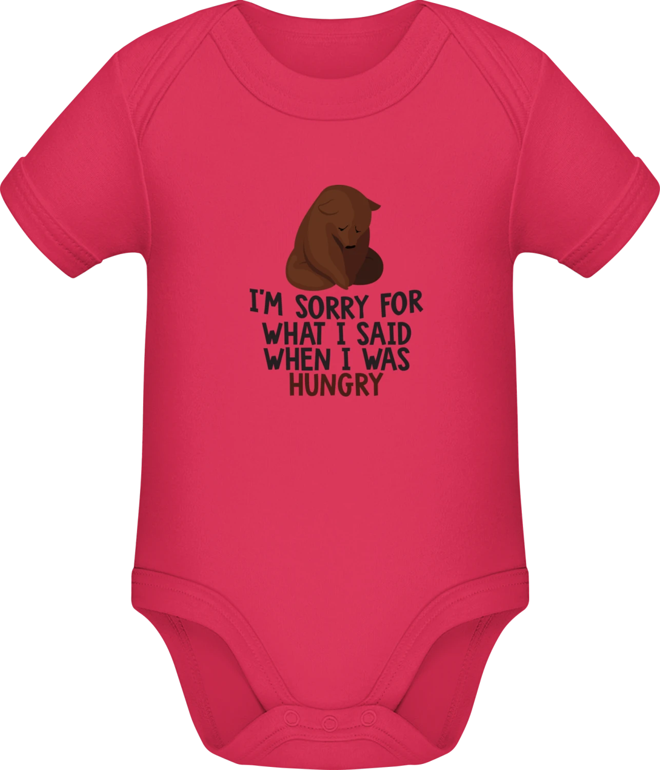 I'm Sorry For What I Said - Sorbet Sonar SSL organic babybodsuit - Front