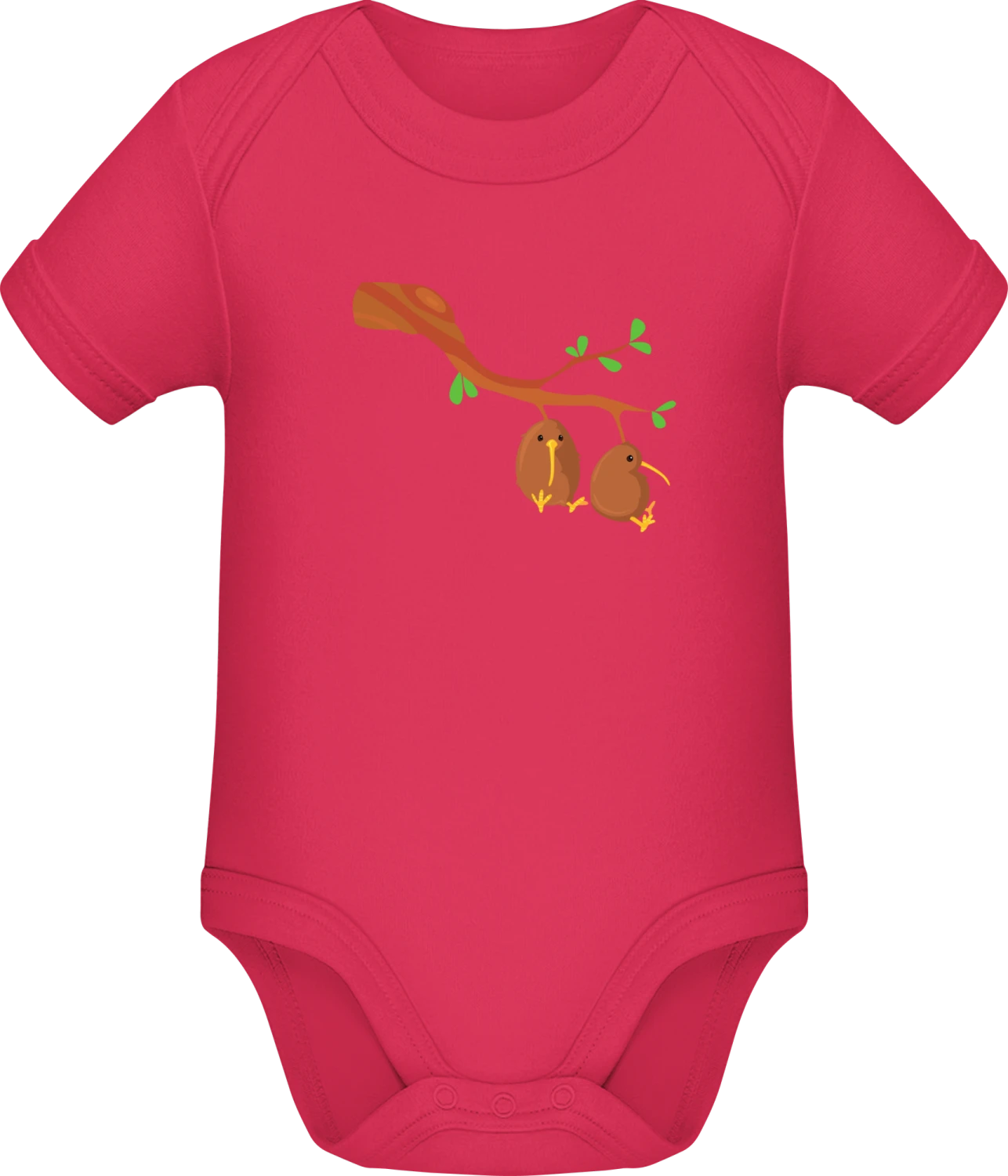 Kiwi Branch - Sorbet Sonar SSL organic babybodsuit - Front