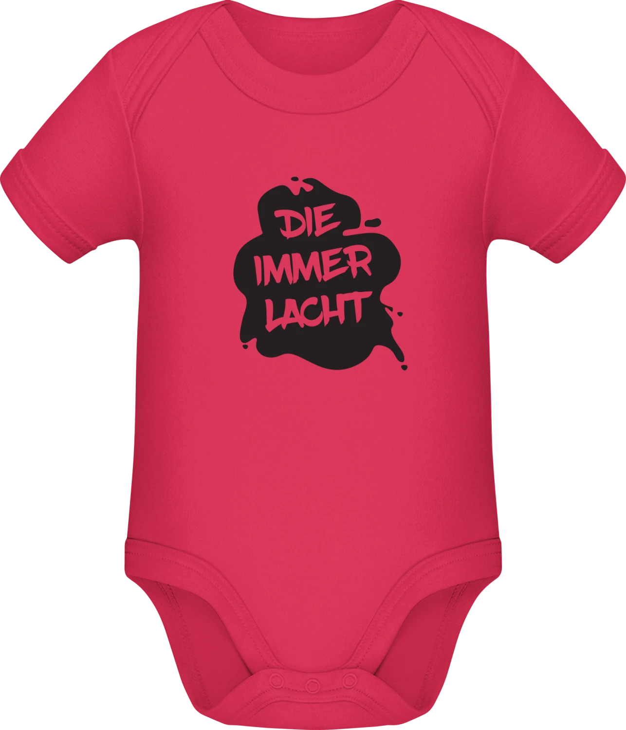 Die immer lacht - Sorbet Sonar SSL organic babybodsuit - Front