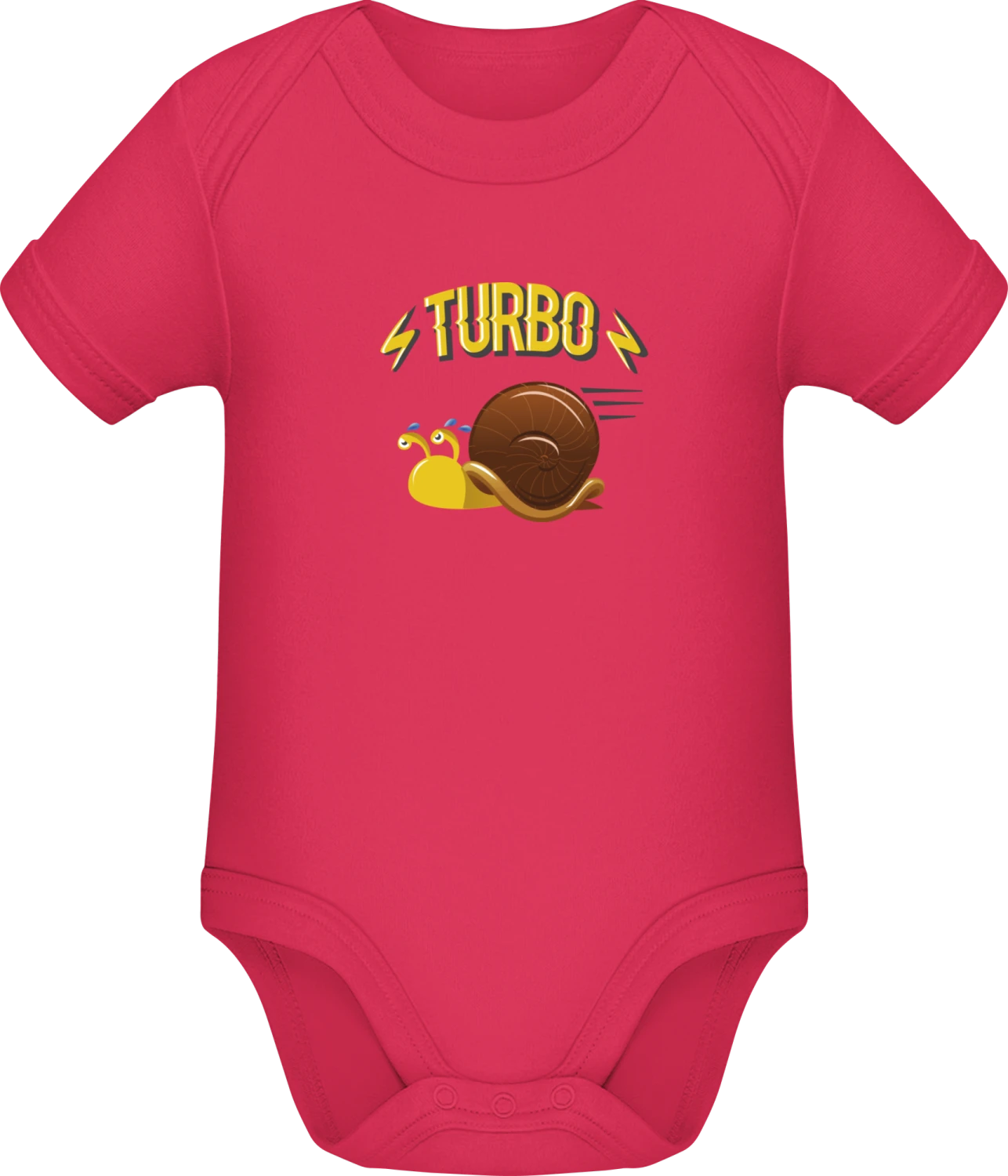 Turbo Schnecke - Sorbet Sonar SSL organic babybodsuit - Front