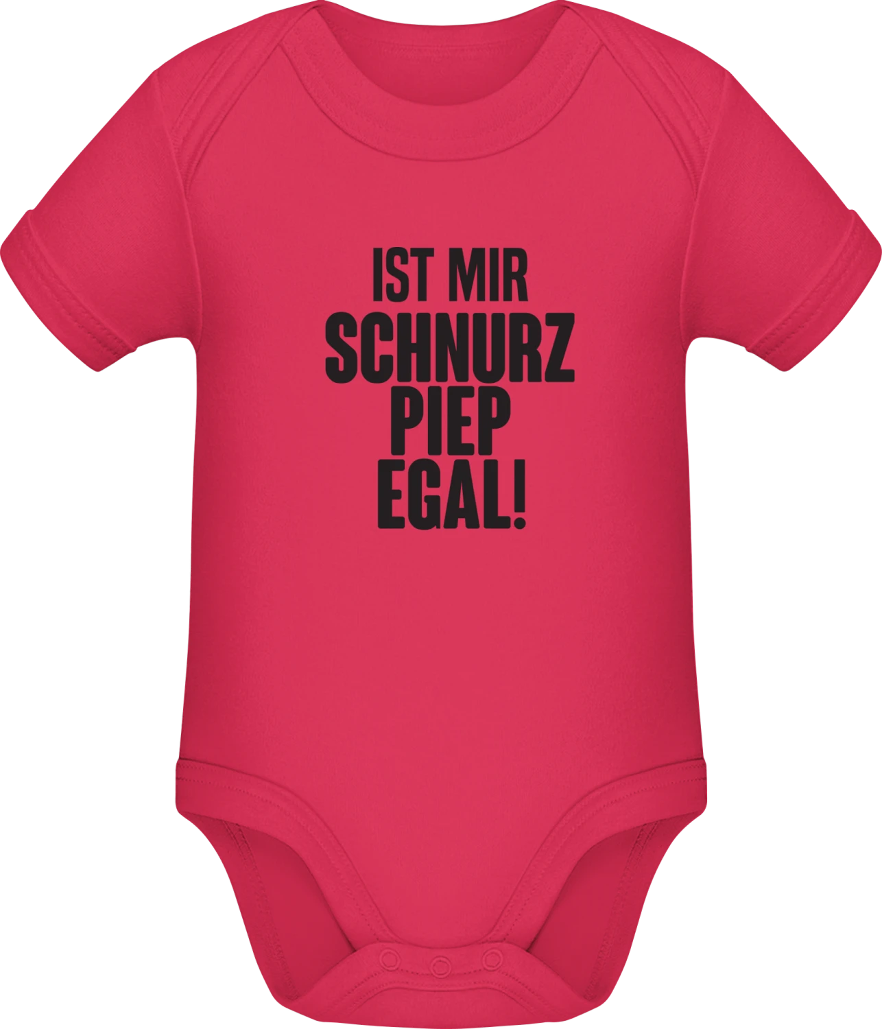 Ist mir schnurz piep egal - Sorbet Sonar SSL organic babybodsuit - Front