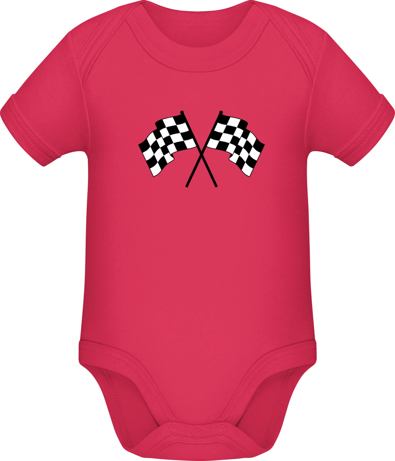 Finish Flags - Sorbet Sonar SSL organic babybodsuit - Front