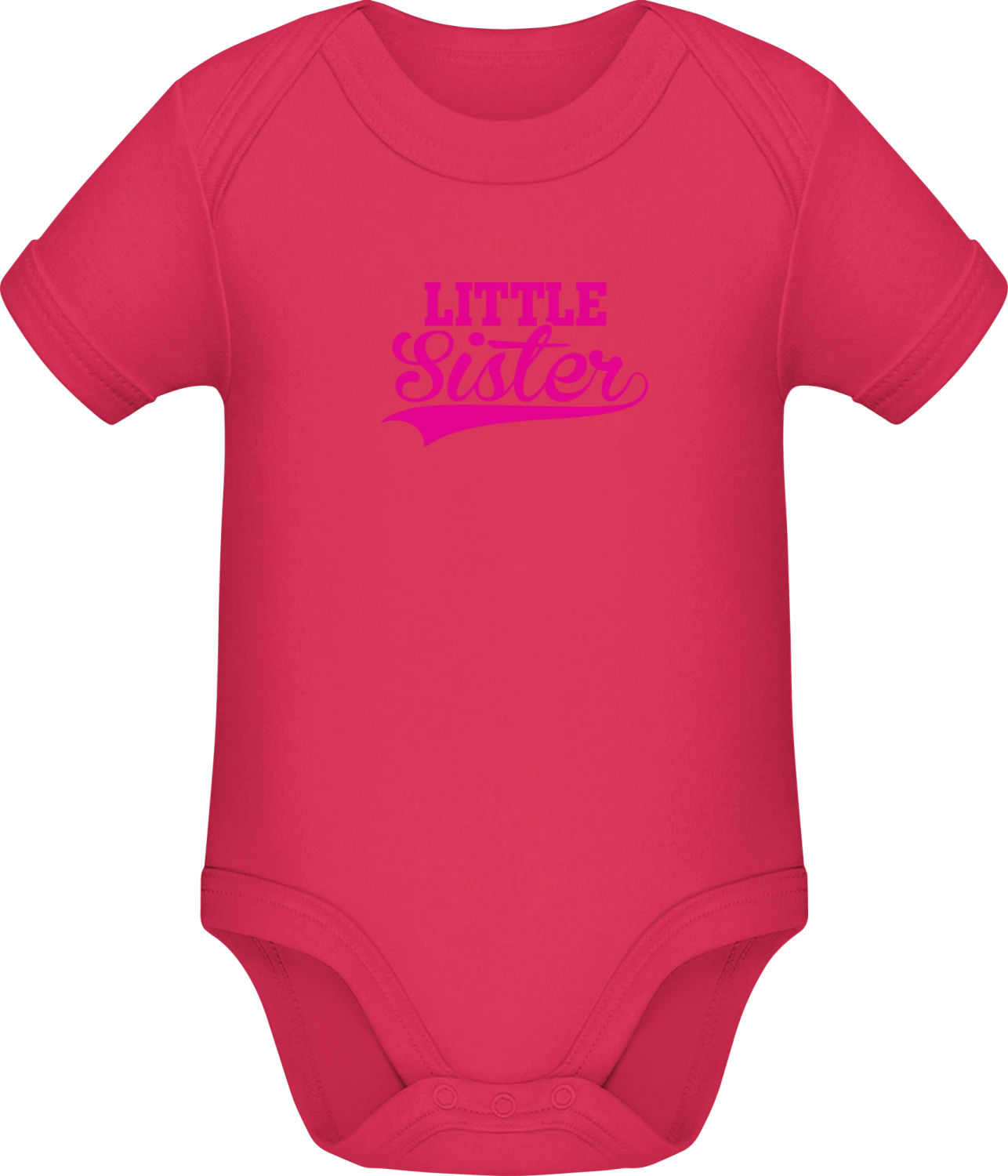 Little Sister Vintage - Sorbet Sonar SSL organic babybodsuit - Front