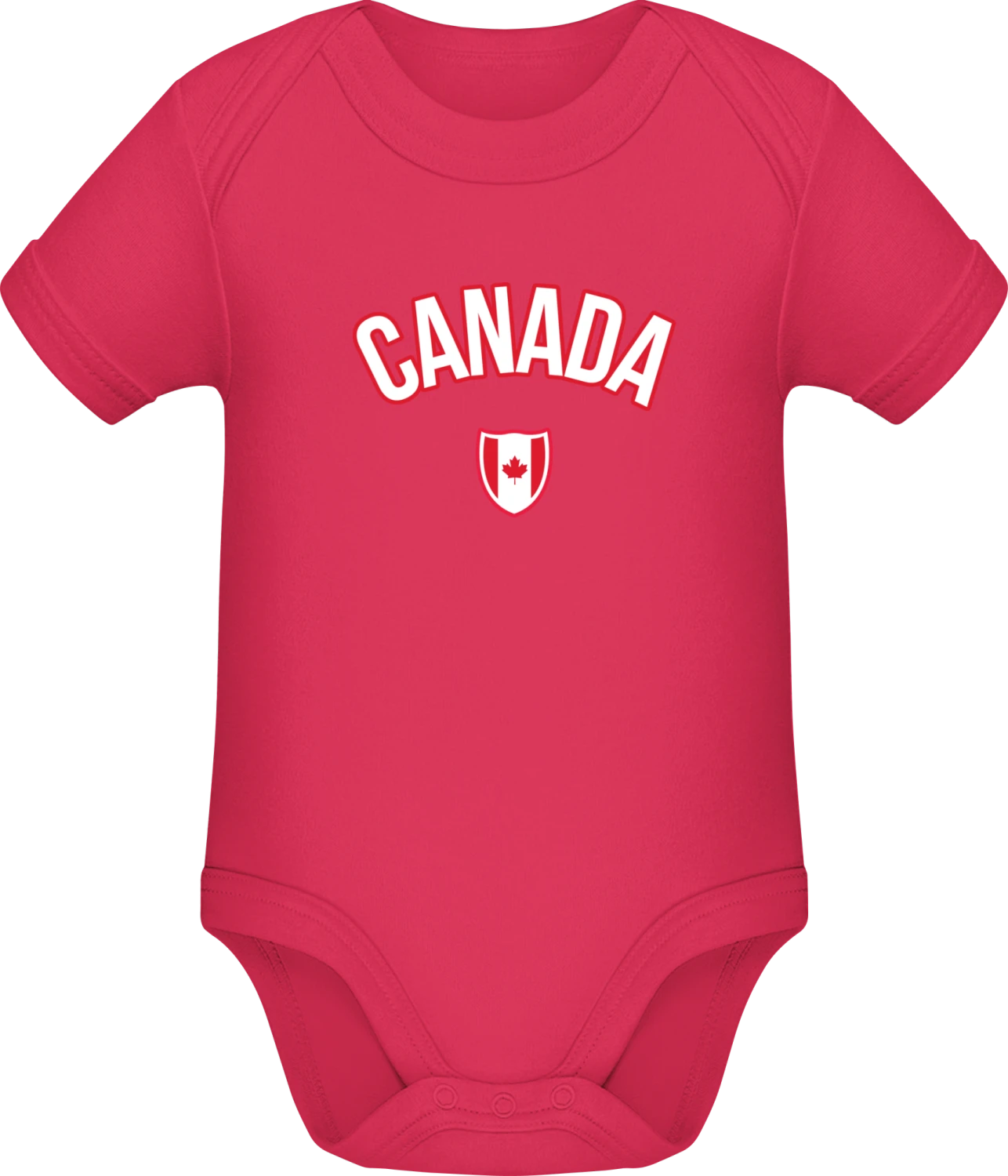 CANADA Fan - Sorbet Sonar SSL organic babybodsuit - Front