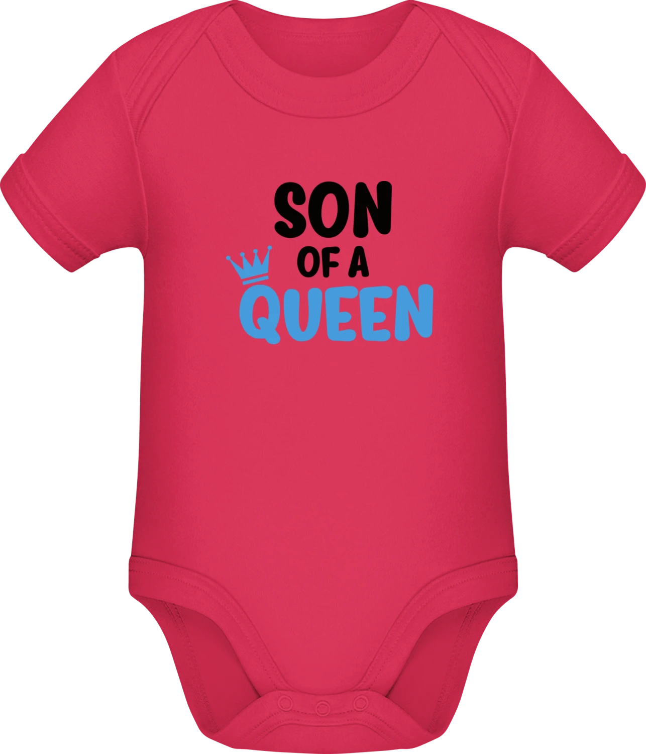 Son Of Queen - Sorbet Sonar SSL organic babybodsuit - Front