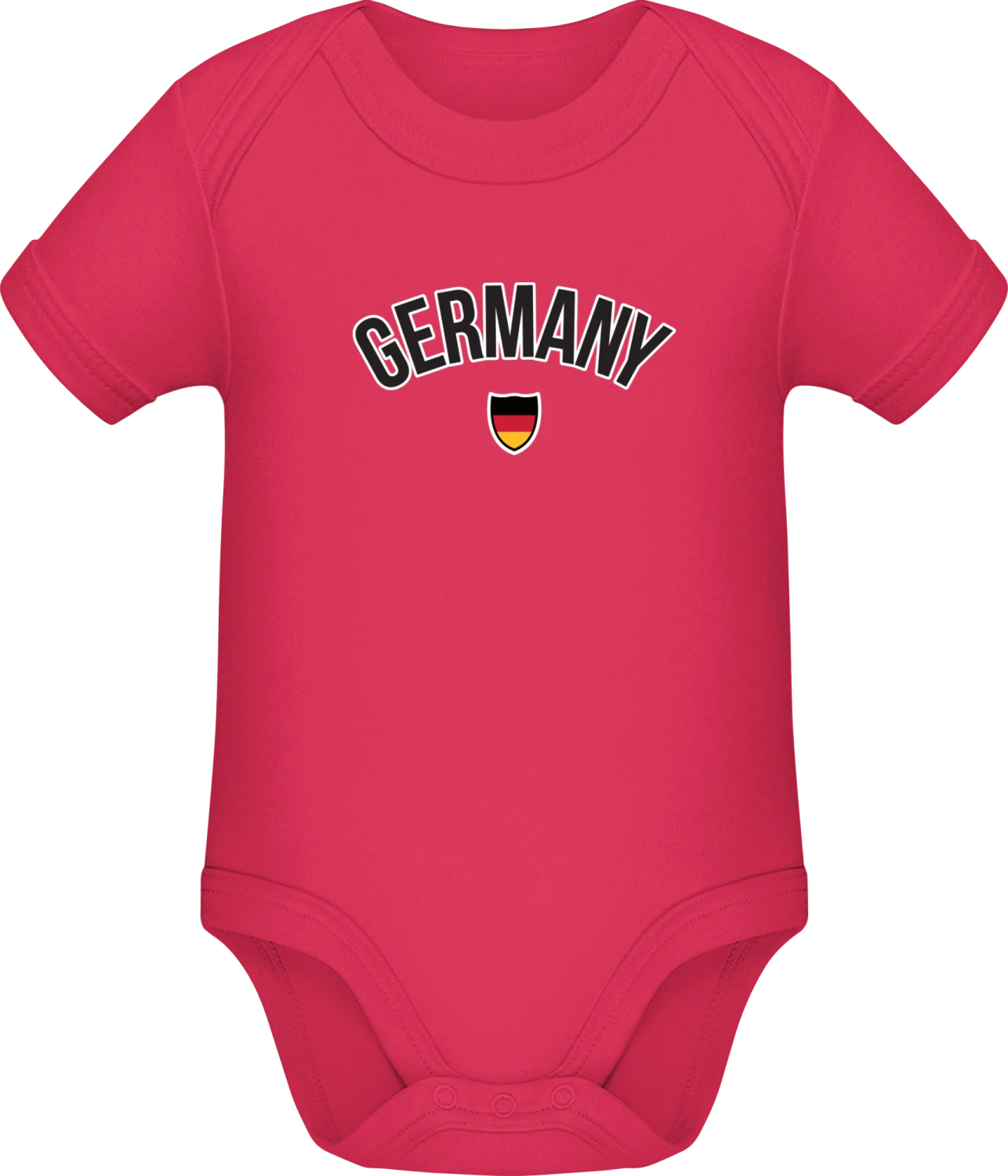 GERMANY Football Fan - Sorbet Sonar SSL organic babybodsuit - Front