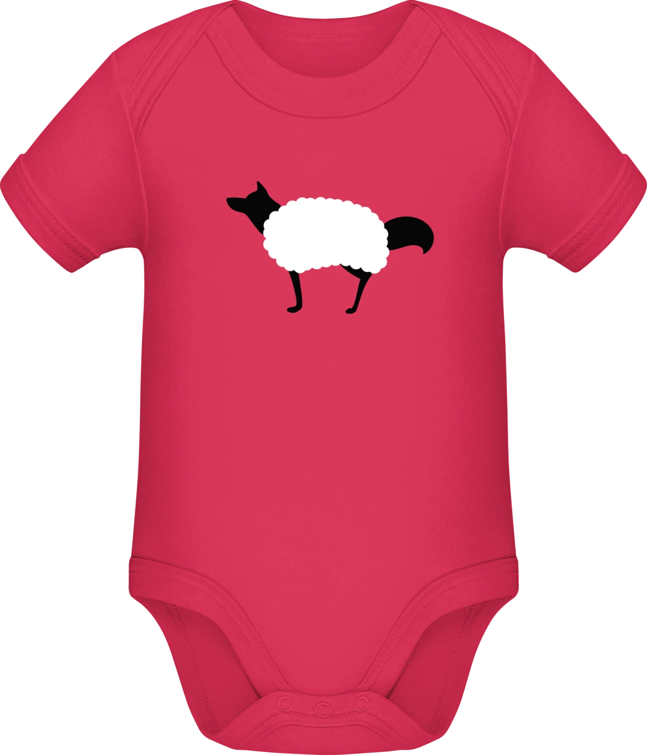 Wolf im Schafspelz - Sorbet Sonar SSL organic babybodsuit - Front