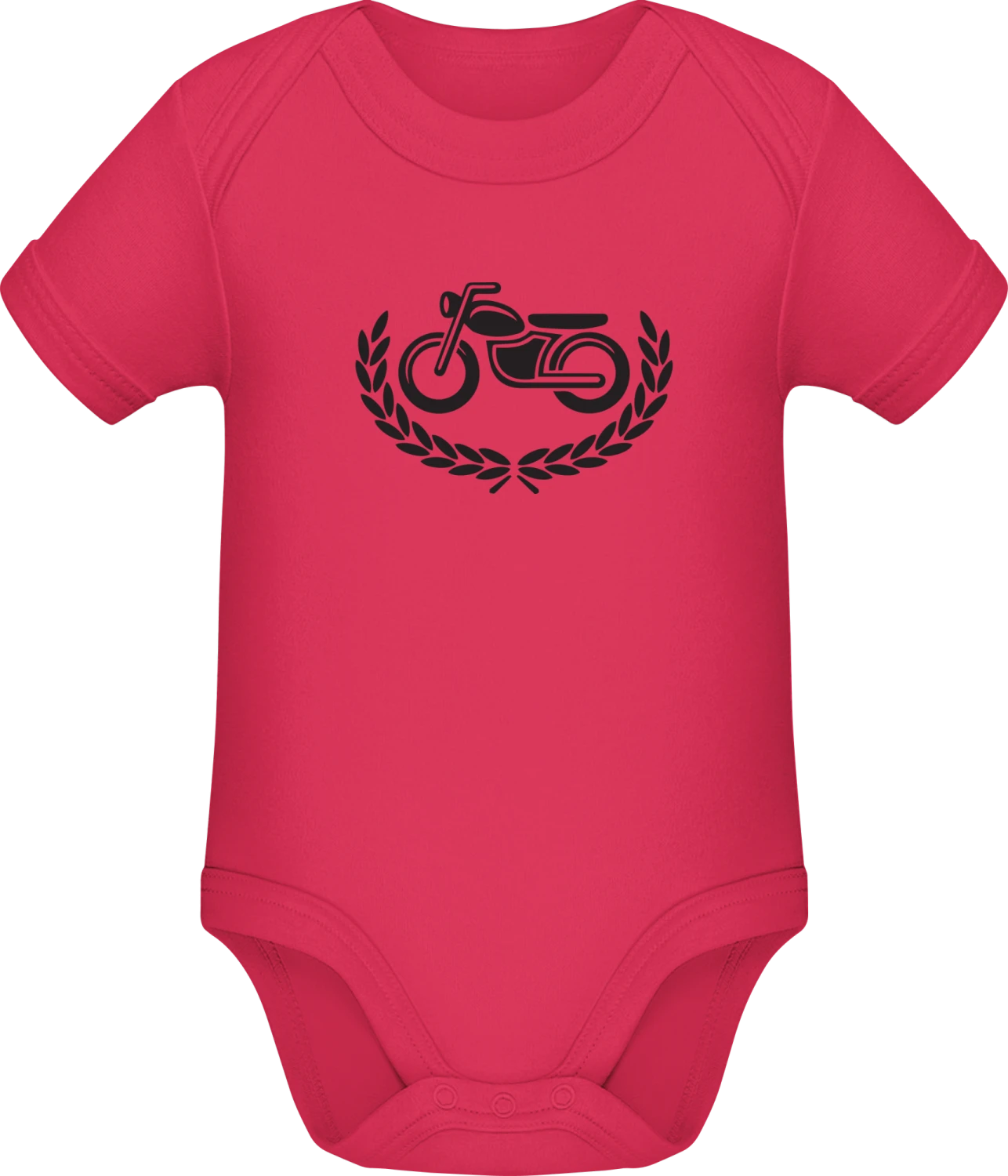 Speedway Racing Bike Icon - Sorbet Sonar SSL organic babybodsuit - Front