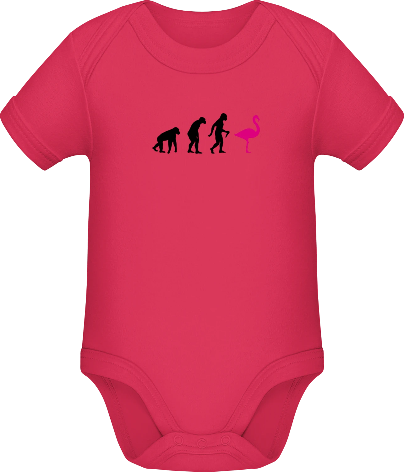 Flamingo Evolution - Sorbet Sonar SSL organic babybodsuit - Front